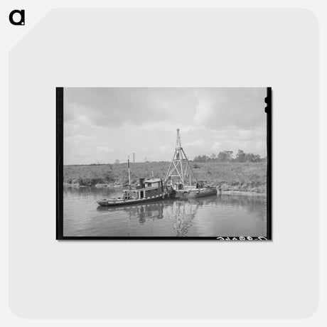 アートポストカード-Houston Core Sample
 - ラッセル リー Postcard.