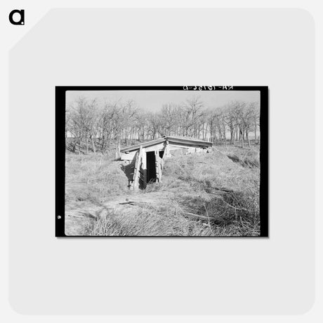 アートポストカード-Frank Moody Family Home
 - ラッセル リー Postcard.