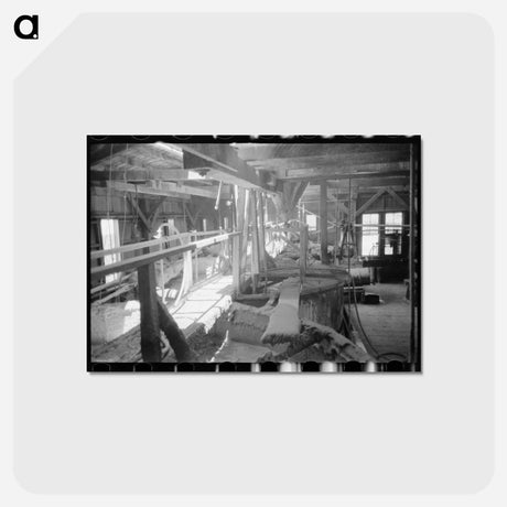 アートポストカード-Gold Mine at Mogollon
 - ラッセル リー Postcard.