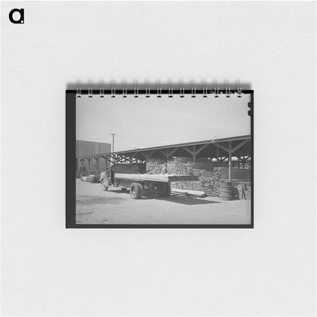 アートメモ帳-Lumber Loading
 - ラッセル リー Memo.