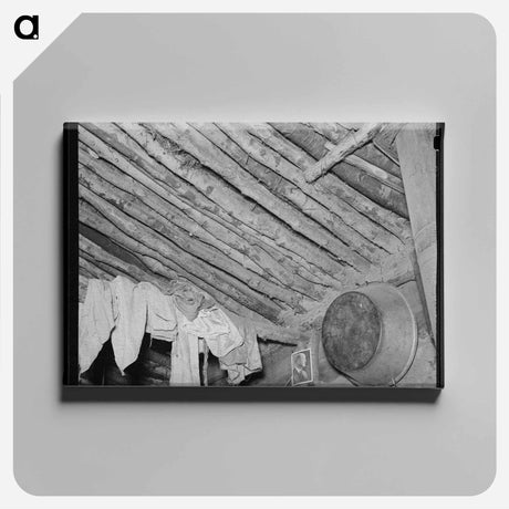 アートパネル-Elmer Thompson's Shack Roof
 - ラッセル リー Canvas.