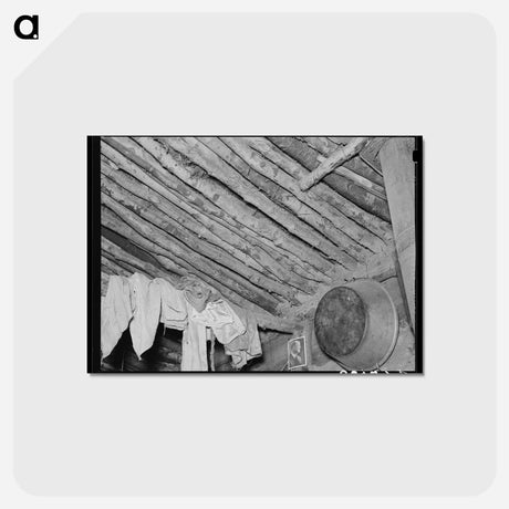アートポストカード-Elmer Thompson's Shack Roof
 - ラッセル リー Postcard.