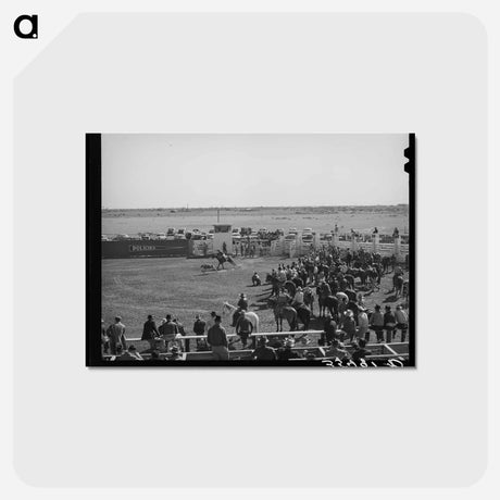 アートポストカード-Rodeo
 - ラッセル リー Postcard.