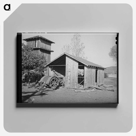 アートパネル-Tehama County Farm
 - ラッセル リー Canvas.