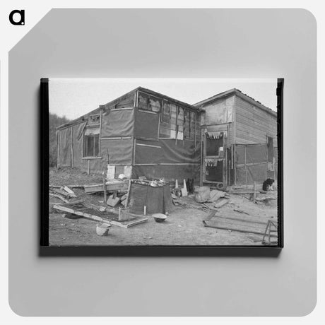 アートパネル-Farmhouse, Williams County
 - ラッセル リー Canvas.