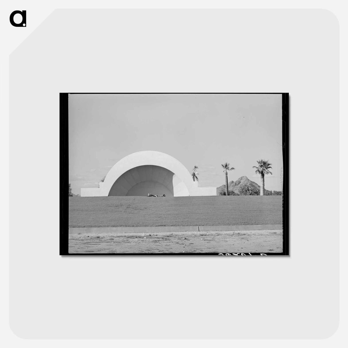 アートポストカード-Phoenix Band Shell
 - ラッセル リー Postcard.