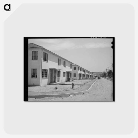 アートポストカード-Navy Defense Housing
 - ラッセル リー Postcard.