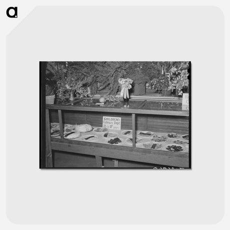 アートポストカード-Gonzales County Fair Baking
 - ラッセル リー Postcard.