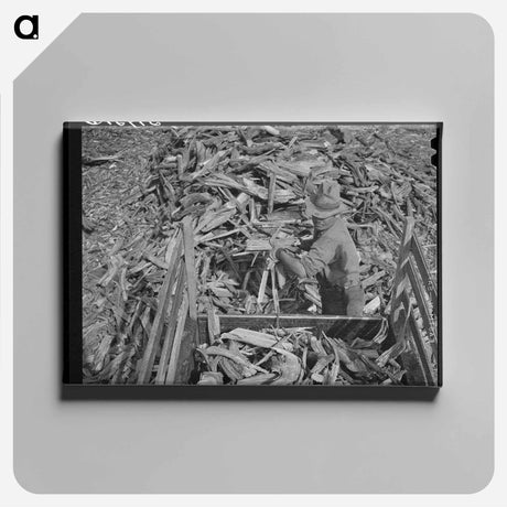 アートパネル-Chopping Wood
 - ラッセル リー Canvas.