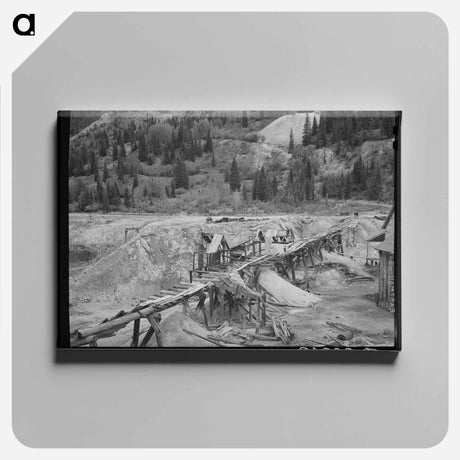 アートパネル-San Juan Mine Remains
 - ラッセル リー Canvas.
