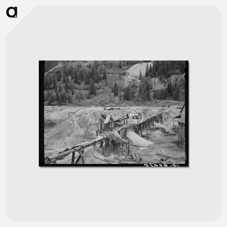 アートポストカード-San Juan Mine Remains
 - ラッセル リー Postcard.