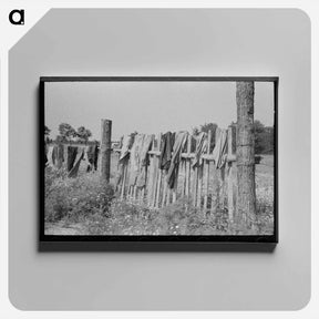 アートパネル-Oklahoma Laundry
 - ラッセル リー Canvas.