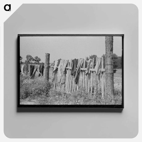 アートパネル-Oklahoma Laundry
 - ラッセル リー Canvas.