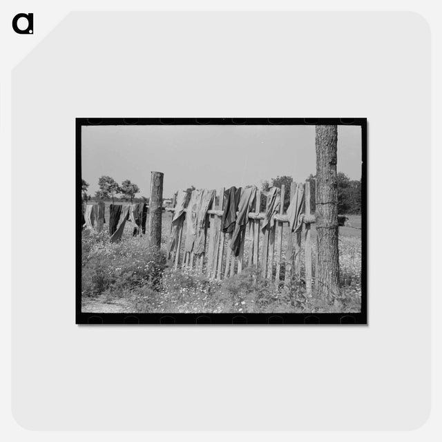 アートポストカード-Oklahoma Laundry
 - ラッセル リー Postcard.