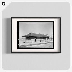 アートポスター-Railroad Station, Jerome, Arkansas
 - ラッセル リー Poster.