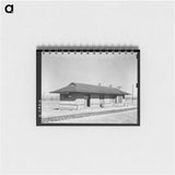 アートメモ帳-Railroad Station, Jerome, Arkansas
 - ラッセル リー Memo.