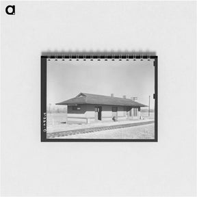 アートメモ帳-Railroad Station, Jerome, Arkansas
 - ラッセル リー Memo.