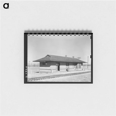 アートメモ帳-Railroad Station, Jerome, Arkansas
 - ラッセル リー Memo.