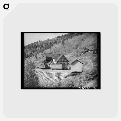 アートポストカード-Ophir Railroad Station
 - ラッセル リー Postcard.