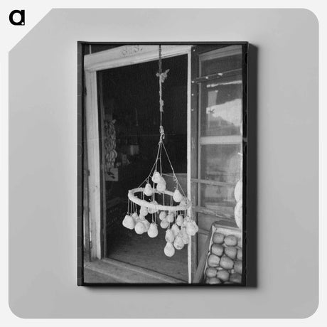 アートパネル-Pears Hung From Hoop
 - ラッセル リー Canvas.