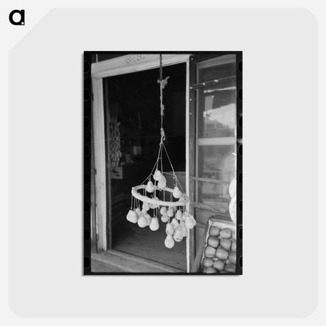 アートポストカード-Pears Hung From Hoop
 - ラッセル リー Postcard.