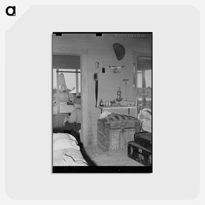 アートポストカード-Bunkhouse Interior
 - ラッセル リー Postcard.
