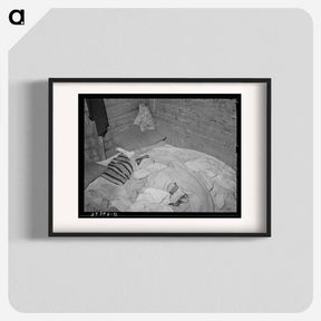 アートポスター-Bed in Mexican Home
 - ラッセル リー Poster.