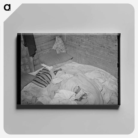 アートパネル-Bed in Mexican Home
 - ラッセル リー Canvas.