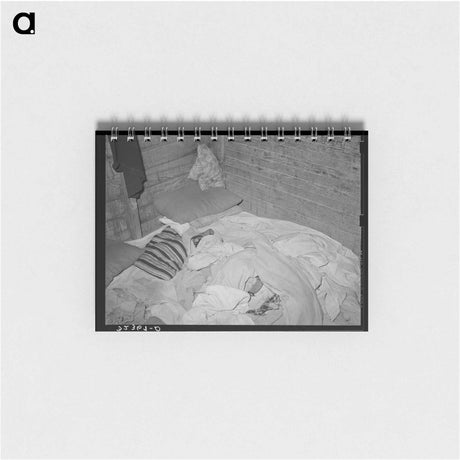 アートメモ帳-Bed in Mexican Home
 - ラッセル リー Memo.