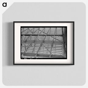 アートポスター-Roof Trusses Interior
 - ラッセル リー Poster.
