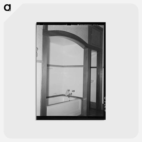 アートポストカード-Recessed Bathtub
 - ラッセル リー Postcard.