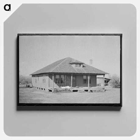 アートパネル-House of Small Vegetable Farmer
 - ラッセル リー Canvas.