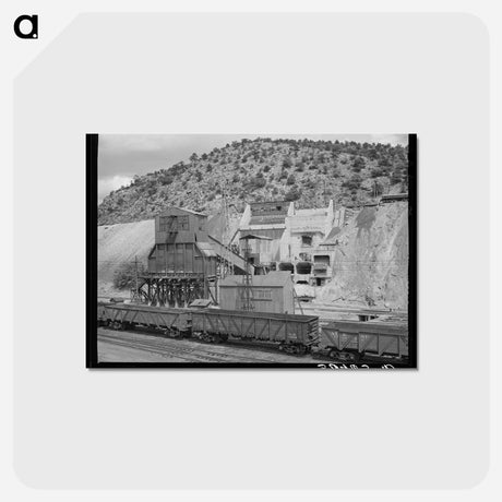 アートポストカード-Ore Loader, Santa Rita Mine
 - ラッセル リー Postcard.
