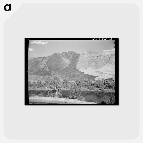 アートポストカード-Mountains in Gem County
 - ラッセル リー Postcard.