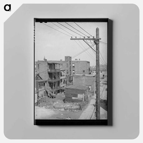 アートパネル-Chicago Residential View
 - ラッセル リー Canvas.