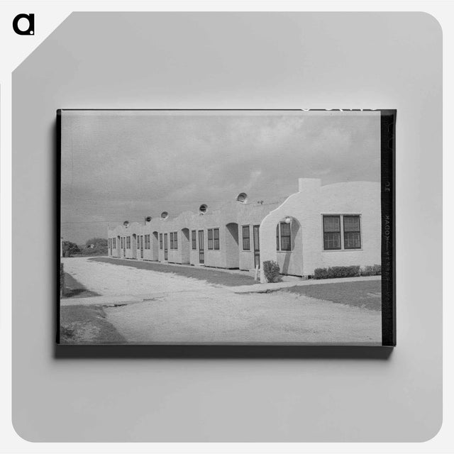 アートパネル-Tourist Court, Corpus Christi
 - ラッセル リー Canvas.