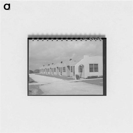 アートメモ帳-Tourist Court, Corpus Christi
 - ラッセル リー Memo.