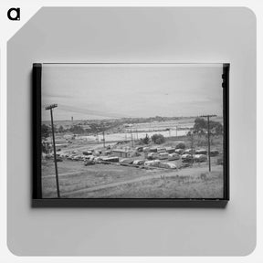 アートパネル-Trailer Court, San Diego
 - ラッセル リー Canvas.