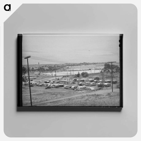 アートパネル-Trailer Court, San Diego
 - ラッセル リー Canvas.