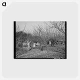アートポストカード-Pruning Fruit Trees
 - ラッセル リー Postcard.