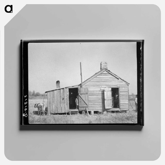 アートパネル-Home of Day Laborer
 - ラッセル リー Canvas.
