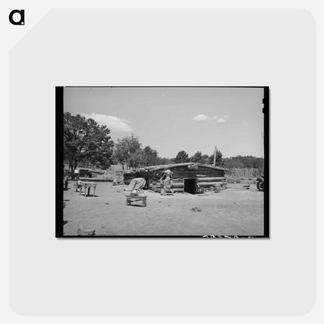 アートポストカード-Moving from the Dugout
 - ラッセル リー Postcard.