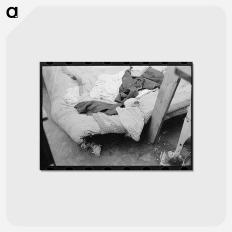 アートポストカード-Migrant Worker's Bed
 - ラッセル リー Postcard.
