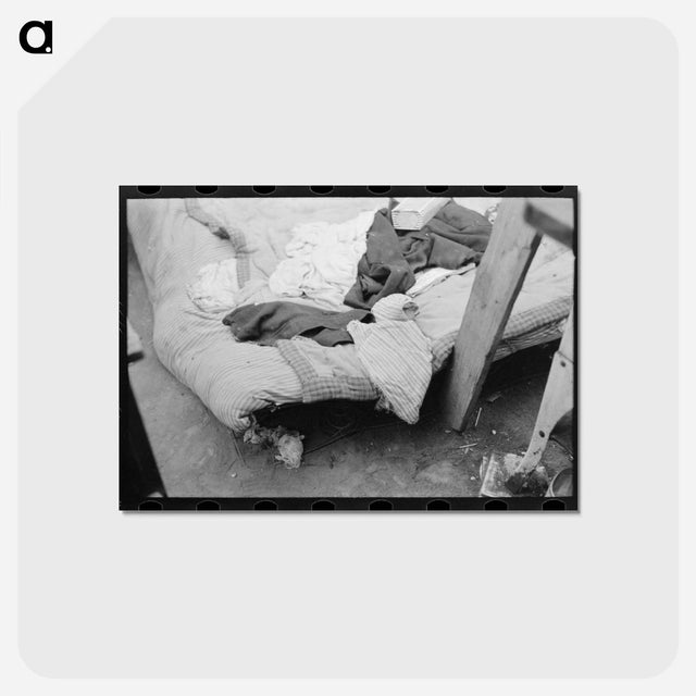 アートポストカード-Migrant Worker's Bed
 - ラッセル リー Postcard.