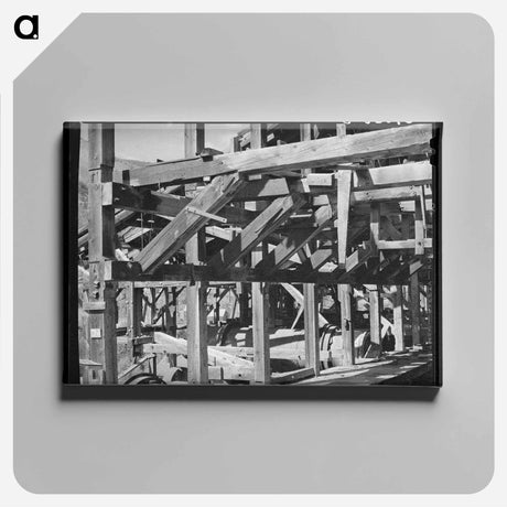 アートパネル-Abandoned Gold Mill, Telluride
 - ラッセル リー Canvas.