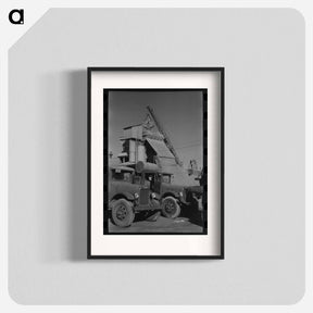 アートポスター-Concrete Mixing Plant, Oklahoma City
 - ラッセル リー Poster.