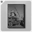 アートパネル-Concrete Mixing Plant, Oklahoma City
 - ラッセル リー Canvas.