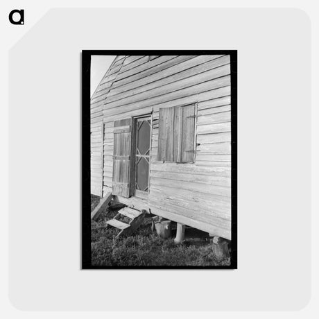 アートポストカード-Cajun Home Detail
 - ラッセル リー Postcard.