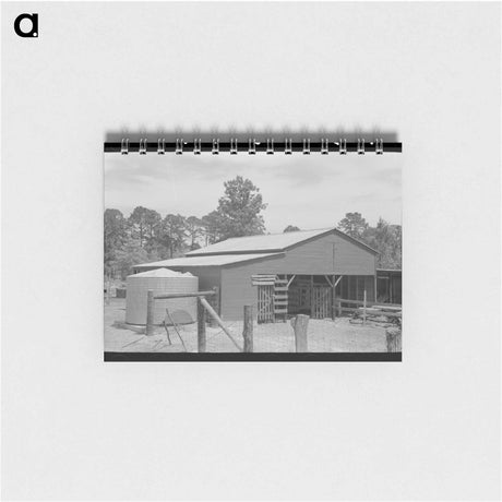 アートメモ帳-Sabine Farms Barn and Water Tank
 - ラッセル リー Memo.