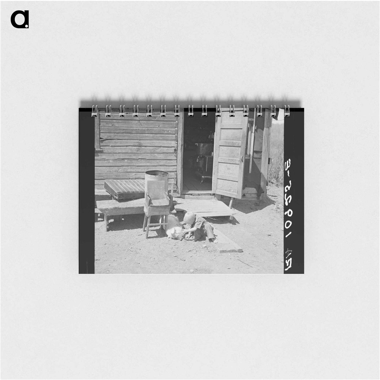 アートメモ帳-Mathews Child and Pig
 - ラッセル リー Memo.
